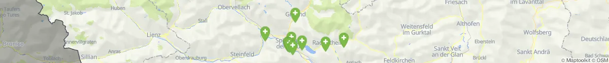 Map view for Pharmacies emergency services nearby Krems in Kärnten (Spittal an der Drau, Kärnten)